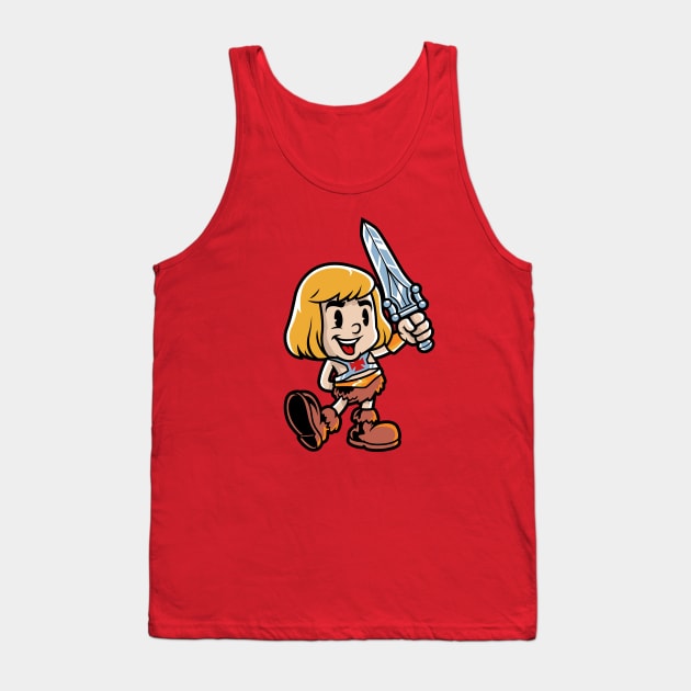 Vintage HeMan Tank Top by harebrained